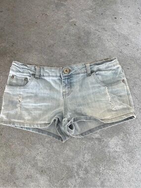 Old Navy Faded Light Blue Denim Cutoff Shorts